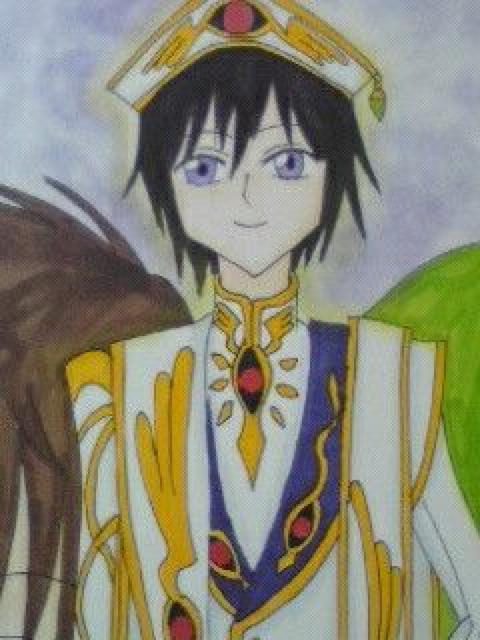 自作イラスト〓コードギアスR2〓ルルーシュC.C.スザク < アニメ/コミック/キャラクター  自作イラスト〓コードギアスR2〓ルルーシュC.C.スザク < アニメ/コミック/キャラクターの