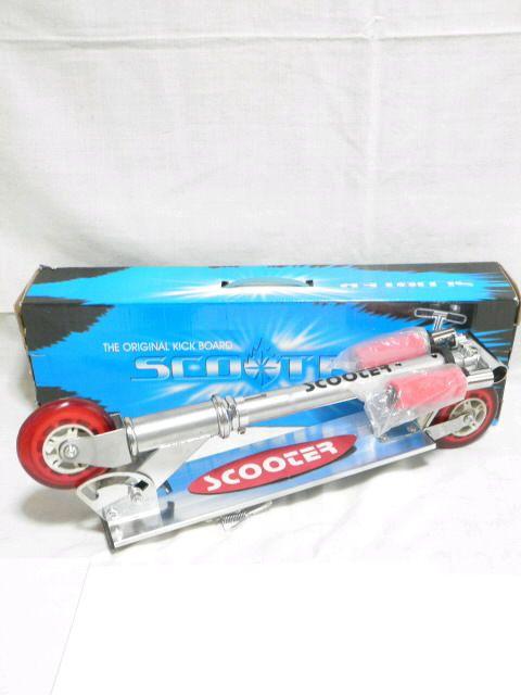 お子様に♪高さ調整可 キックボード.スケートスクーター箱付 レッドA < おもちゃ  お子様に♪高さ調整可 キックボード.スケートスクーター箱付 レッドA < おもちゃの