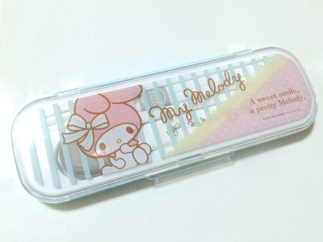 《New》マイメロディ★お弁当*エコの為…スプーン&箸&ケース.セット<名前シール付> < インテリア/ライフ 《New》マイメロディ★お弁当*エコの為…スプーン&箸&ケース.セット<名前シール付> < インテリア/ライフの