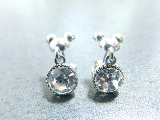 ディズニー【ミッキー】Disney刻印入♪ゆらゆら キュービックジルコニアピアス < 女性アクセサリー/時計  ディズニー【ミッキー】Disney刻印入♪ゆらゆら キュービックジルコニアピアス < 女性アクセサリー/時計の