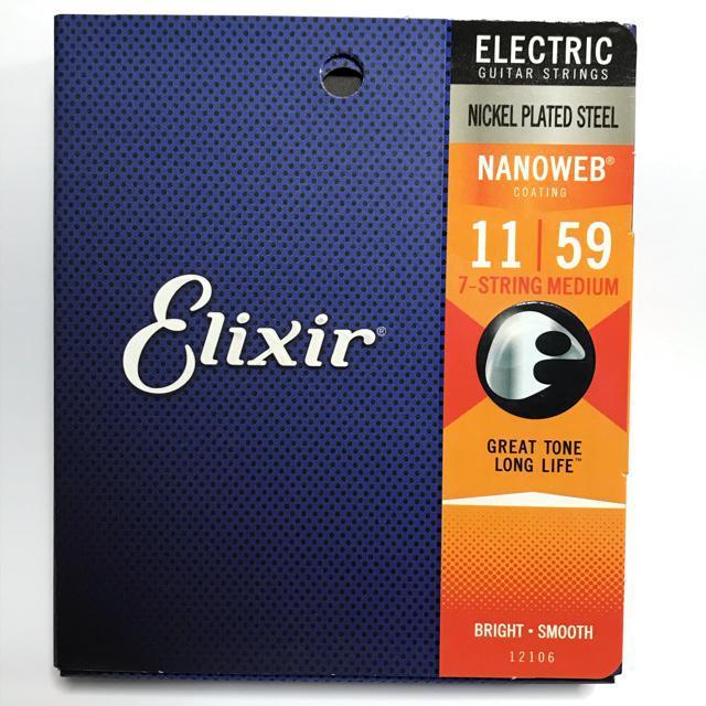 エリクサー 7弦 11-59 ミディアム エレキギター弦 12106 < ホビー  エリクサー 7弦 11-59 ミディアム エレキギター弦 12106  < ホビーの