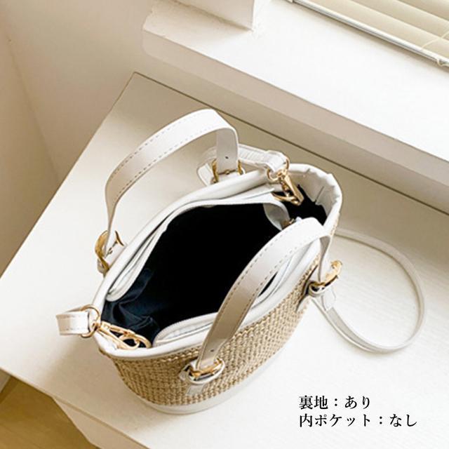 送料無料 新品 ストローショルダーバッグ かごバッグ 夏 < 女性ファッション  送料無料 新品 ストローショルダーバッグ かごバッグ 夏 < 女性ファッションの