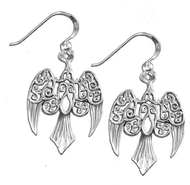 MM: Goddess Morrigan Raven Earrings SV < 女性アクセサリー/時計  MM: Goddess Morrigan Raven Earrings SV  < 女性アクセサリー/時計の