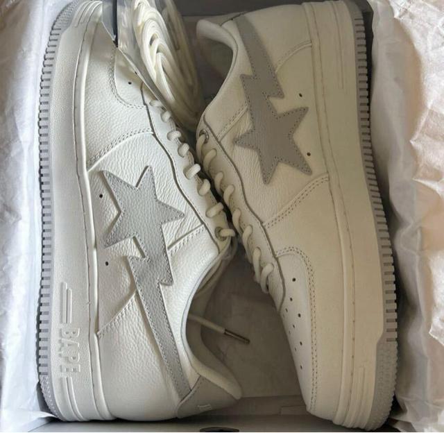 JJJJound × A BATHING APE BAPE STA White/Grey 29cm ジョウンド エイプ ベイプ < ブランド  JJJJound × A BATHING APE BAPE STA White/Grey 29cm ジョウンド エイプ ベイプ < ブランドの