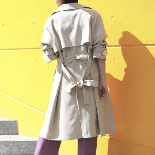 新品タグ8L★柔らかトレンチコート < 女性ファッション 新品タグ8L★柔らかトレンチコート < 女性ファッションの