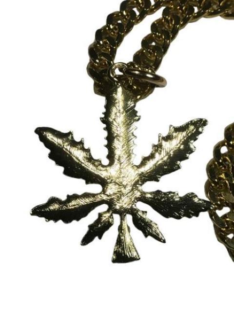 マリファナネックレス キューバンチェーン ゴールド 70cm 金 大麻 ガンジャ ヒップ ホップ HipHop 喜平 ラッパー < 男性アクセサリー/時計  マリファナネックレス キューバンチェーン ゴールド 70cm 金 大麻 ガンジャ ヒップ ホップ HipHop 喜平 ラッパー < 男性アクセサリー/時計の