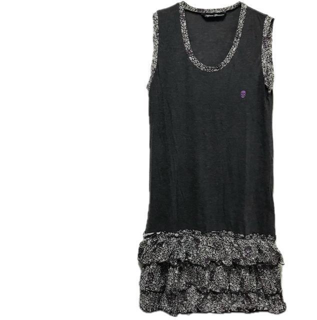 ヒステリックグラマー ◇美品◇ 花柄 スカル ドッキング フリル ワンピース < ブランド ヒステリックグラマー ◇美品◇ 花柄 スカル ドッキング フリル ワンピース < ブランドの