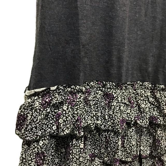 ヒステリックグラマー ◇美品◇ 花柄 スカル ドッキング フリル ワンピース < ブランド ヒステリックグラマー ◇美品◇ 花柄 スカル ドッキング フリル ワンピース < ブランドの