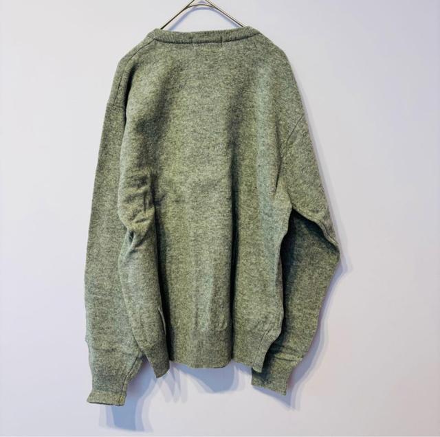 【新品】ポロバイヘラルド★グレー セーター ウール100% M 長袖 トップス ラウンドネック ニット トップス 薄手ニット < 男性ファッション  【新品】ポロバイヘラルド★グレー セーター ウール100% M 長袖 トップス ラウンドネック ニット トップス 薄手ニット < 男性ファッションの