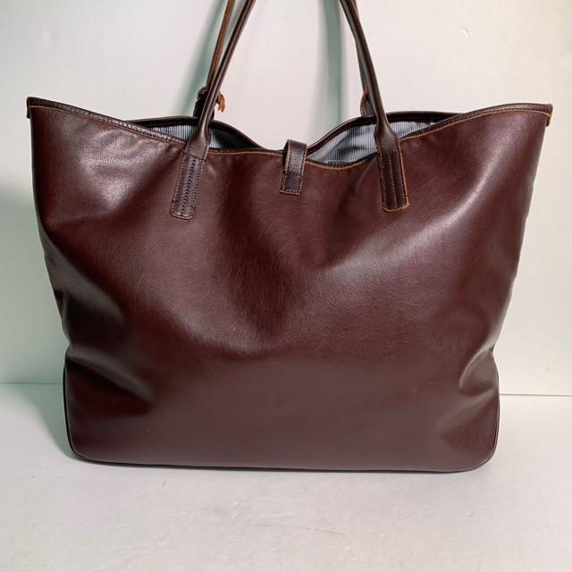 BEAUTY&YOUTH 本革 レザー トートバッグ ビジネストート ブラウン 肩掛け A4収納 < 男性ファッション BEAUTY&YOUTH 本革 レザー トートバッグ ビジネストート ブラウン 肩掛け A4収納 < 男性ファッションの