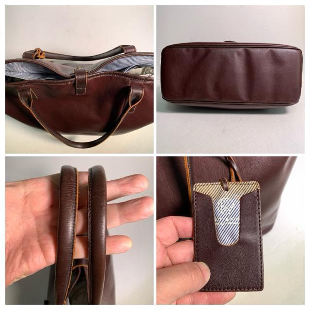 BEAUTY&YOUTH 本革 レザー トートバッグ ビジネストート ブラウン 肩掛け A4収納 < 男性ファッション BEAUTY&YOUTH 本革 レザー トートバッグ ビジネストート ブラウン 肩掛け A4収納 < 男性ファッションの