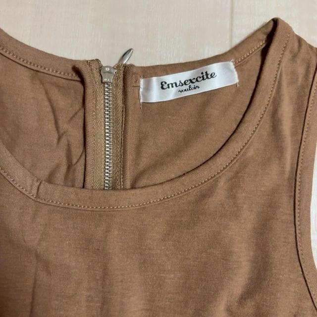 ◆emsexcite/エムズエキサイト◆ノースリコンビネゾン★ブラウンM*オールインワン1回着用のみ美品♪ < ブランド ◆emsexcite/エムズエキサイト◆ノースリコンビネゾン★ブラウンM*オールインワン1回着用のみ美品♪ < ブランドの