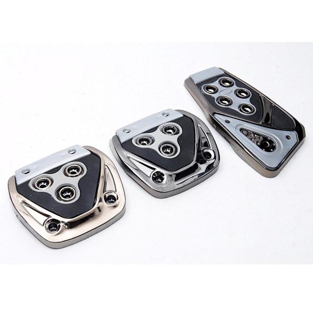 フォーミュラスペック ノンスリップ スポーツ ペダルカバー グレー MT用 汎用 ペダルパッド マニュアル 軽量 ドレスアップ 灰 < 自動車/バイク フォーミュラスペック ノンスリップ スポーツ ペダルカバー グレー MT用 汎用 ペダルパッド マニュアル 軽量 ドレスアップ 灰 < 自動車/バイク