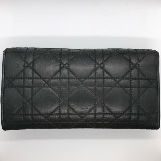 レア 正規品 クリスチャンディオール カナージュ ターンロックウォレット ブラック < ブランド レア 正規品 クリスチャンディオール カナージュ ターンロックウォレット ブラック < ブランドの
