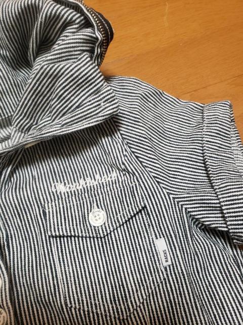 ☆新品同様☆BACKSバックス☆ヒッコリーシャツ☆M < ブランド  ☆新品同様☆BACKSバックス☆ヒッコリーシャツ☆M < ブランドの