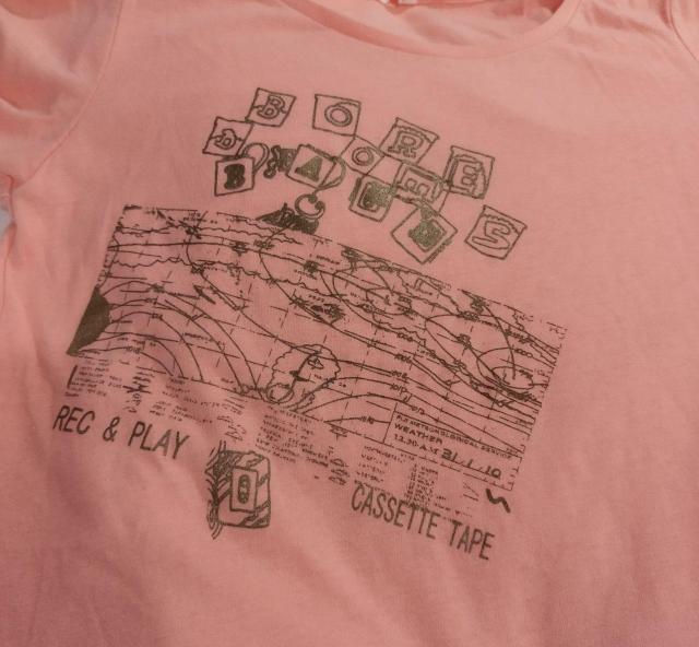 サーモンピンク BOREDOMS ボアダムス Tシャツ S  バンドTシャツ < 女性ファッション  サーモンピンク BOREDOMS ボアダムス Tシャツ S  バンドTシャツ < 女性ファッションの