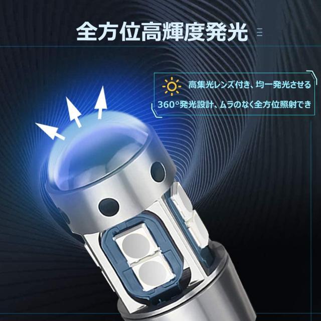 T10 LED ブルー 爆光 12V  ポジションランプ キャンセラー内蔵 < 自動車/バイク T10 LED ブルー 爆光 12V  ポジションランプ キャンセラー内蔵 < 自動車/バイク