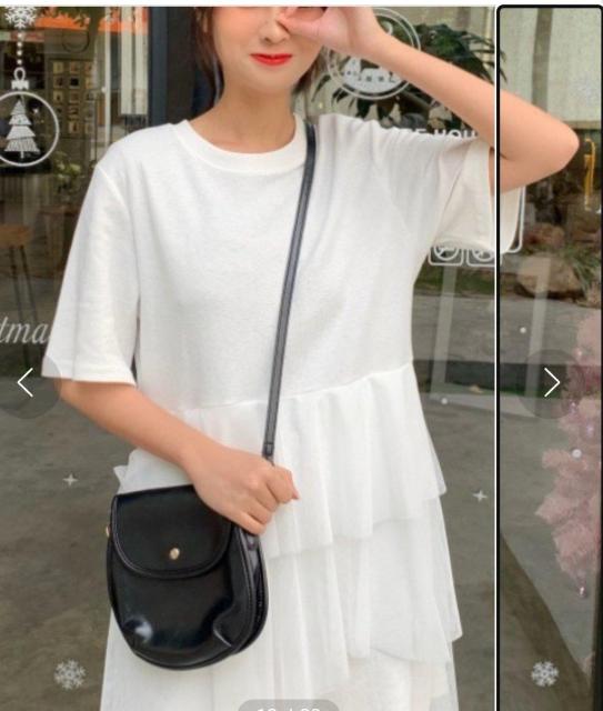 未使用未開封新品 ティアードチュールワンピース ホワイト 2024SS 半袖ワンピース マキシ丈 ロング丈 レイヤード < 女性ファッション  未使用未開封新品 ティアードチュールワンピース ホワイト 2024SS 半袖ワンピース マキシ丈 ロング丈 レイヤード < 女性ファッションの