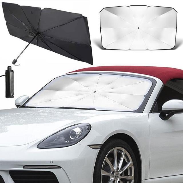★傘型★ サンシェード 車 フロント Lサイズ おしゃれ 10本骨 遮光 < 自動車/バイク ★傘型★ サンシェード 車 フロント Lサイズ おしゃれ 10本骨 遮光 < 自動車/バイク