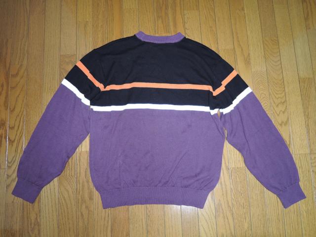 HYSTERIC GLAMOUR ヒステリックグラマー HYS LOGO 編込 プルオーバー L 黒紫 薄手 ニット カットソー < ブランド HYSTERIC GLAMOUR ヒステリックグラマー HYS LOGO 編込 プルオーバー L 黒紫 薄手 ニット カットソー < ブランドの