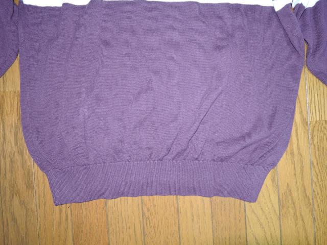 HYSTERIC GLAMOUR ヒステリックグラマー HYS LOGO 編込 プルオーバー L 黒紫 薄手 ニット カットソー < ブランド HYSTERIC GLAMOUR ヒステリックグラマー HYS LOGO 編込 プルオーバー L 黒紫 薄手 ニット カットソー < ブランドの