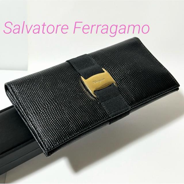 ���i Salvatore Ferragamo �t�F���K�� ���@�� ���U�[�h�^���� ���U�[ ��܂� �����z �u���b�N  �� �u�����h�� 
