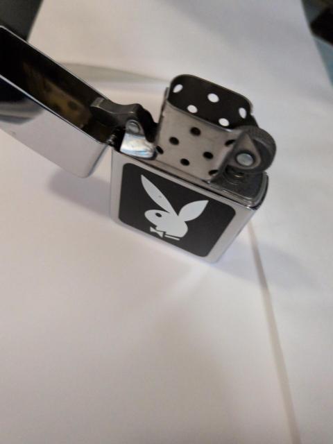 �v���C�{�[�C Playboy Zippo �W�b�|�[ ���C�^�[ �V���o�[ �u���b�N ���S���� 2005�N�� �� �u�����h�� 