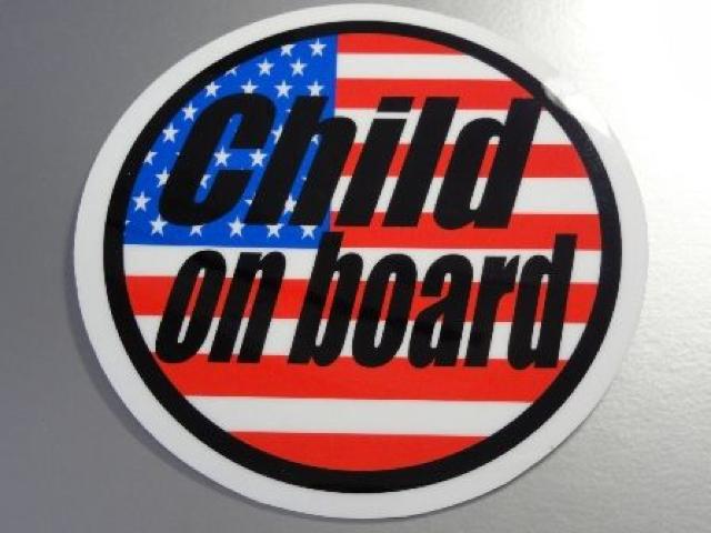 Child on boardアメリカ国旗ステッカー☆子供 < 自動車/バイク Child on boardアメリカ国旗ステッカー☆子供 < 自動車/バイク