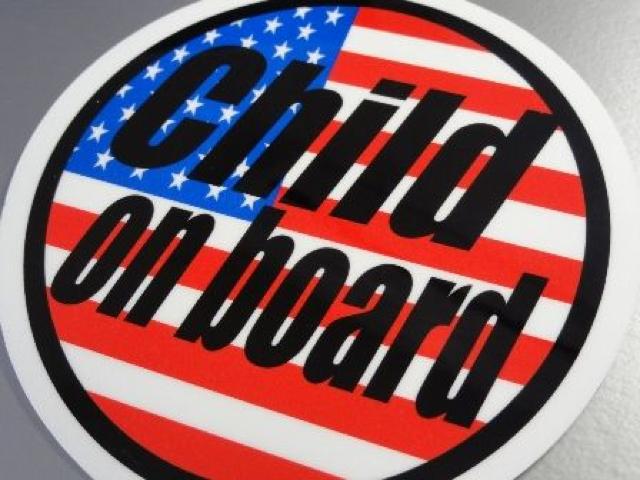 Child on boardアメリカ国旗ステッカー☆子供 < 自動車/バイク Child on boardアメリカ国旗ステッカー☆子供 < 自動車/バイク