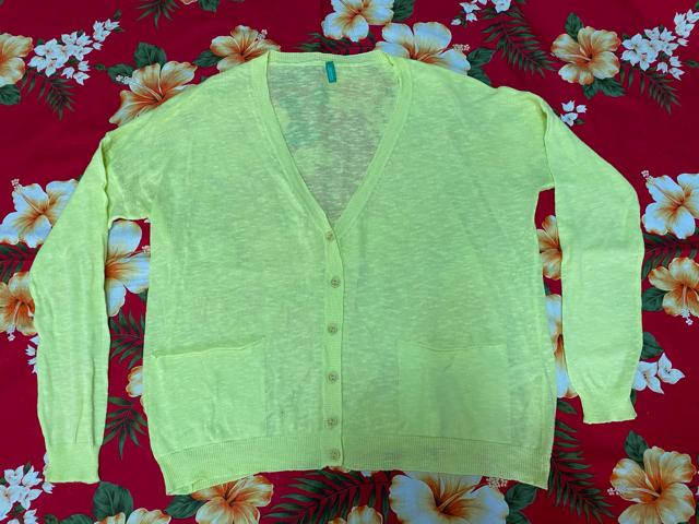 ベネトン☆ショッキングイエロー☆薄手カーディガン☆ < ブランド ベネトン☆ショッキングイエロー☆薄手カーディガン☆ < ブランドの