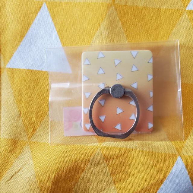 新品*鬼滅の刃*スマホリング*我妻善逸*三角鱗模様 < アニメ/コミック/キャラクター 新品*鬼滅の刃*スマホリング*我妻善逸*三角鱗模様 < アニメ/コミック/キャラクターの