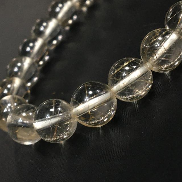 《No.052》ブラジル産 天然石プラチナゴールドルチルクォーツ < 女性アクセサリー/時計  《No.052》ブラジル産 天然石プラチナゴールドルチルクォーツ  < 女性アクセサリー/時計の