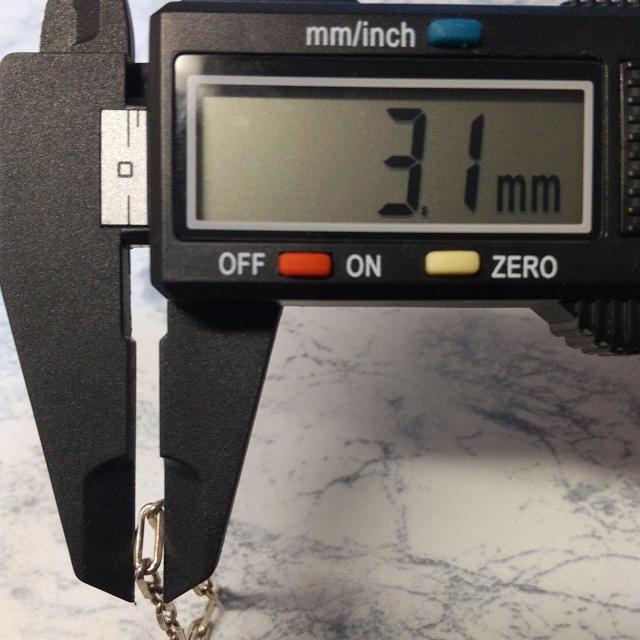 シルバー925 長あずき4面カットチェーンネックレス 長さ約50cm < 女性アクセサリー/時計  シルバー925 長あずき4面カットチェーンネックレス 長さ約50cm < 女性アクセサリー/時計の