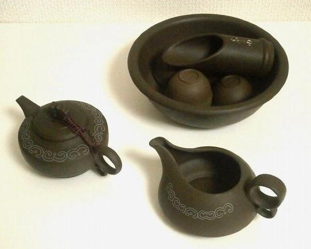 ★茶器セット ウーロン茶 未使用品 焼物 きゅうす 茶碗 < インテリア/ライフ  ★茶器セット ウーロン茶 未使用品 焼物 きゅうす 茶碗  < インテリア/ライフの