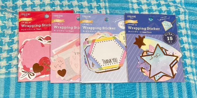 ラッピングシール 4点セット 未使用 < インテリア/ライフ  ラッピングシール 4点セット 未使用  < インテリア/ライフの