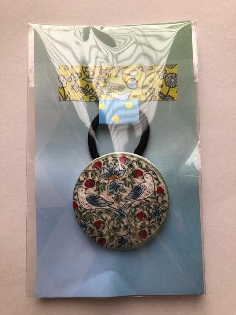 ハンドメイド ヘアゴム 特大 くるみボタン 小鳥さんシリーズ♪ セット < 女性ファッション  ハンドメイド ヘアゴム 特大 くるみボタン 小鳥さんシリーズ♪ セット < 女性ファッションの