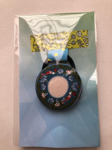 ハンドメイド ヘアゴム 特大 くるみボタン 小鳥さんシリーズ♪ セット < 女性ファッション  ハンドメイド ヘアゴム 特大 くるみボタン 小鳥さんシリーズ♪ セット < 女性ファッションの