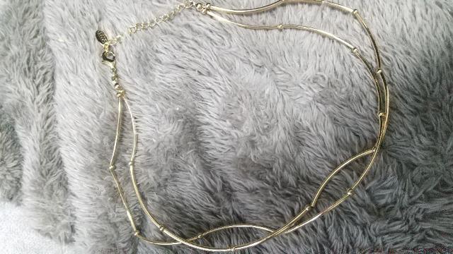 LOWRYS FARMの二連ネックレス★ゴールド★美品です! < ブランド  LOWRYS FARMの二連ネックレス★ゴールド★美品です! < ブランドの