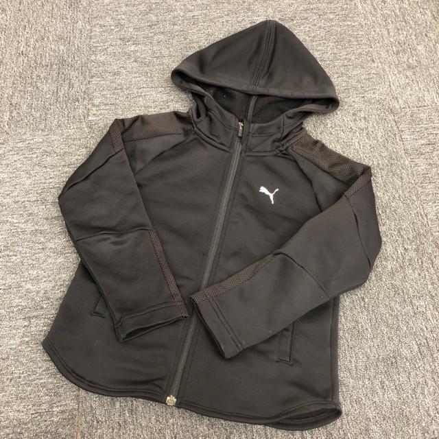 即決 PUMA プーマ フルジップ パーカー 120cm ブラック < ブランド  即決 PUMA プーマ フルジップ パーカー 120cm ブラック < ブランドの