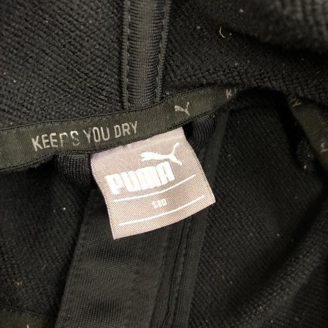 即決 PUMA プーマ フルジップ パーカー 120cm ブラック < ブランド  即決 PUMA プーマ フルジップ パーカー 120cm ブラック < ブランドの