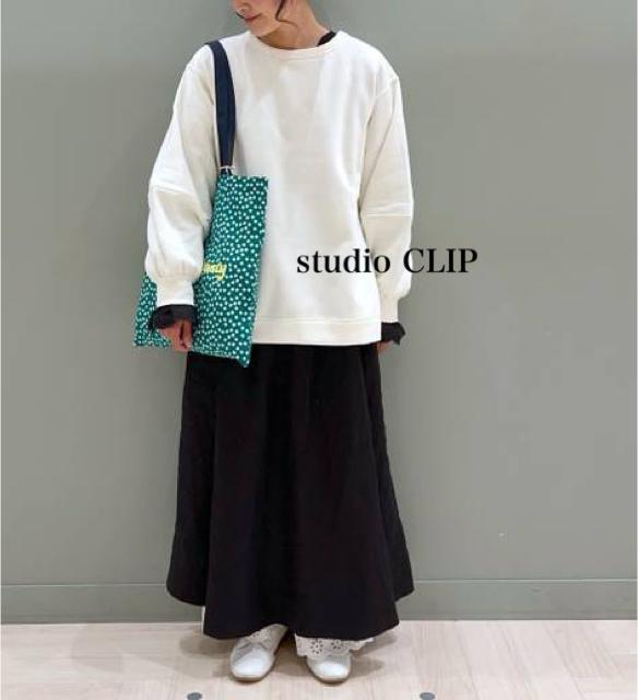 新品 studio CLIP★ クルーネックプルオーバー < 女性ファッション 新品 studio CLIP★ クルーネックプルオーバー < 女性ファッションの