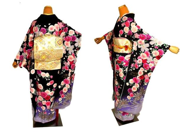 振袖 中古 着物 送料無料 身丈166cm 裄丈68cm 最高峰 新品同様 金彩 シシュウ 金通し 花柄 正絹 成人式 T3593 < 女性ファッション  振袖 中古 着物 送料無料 身丈166cm 裄丈68cm 最高峰 新品同様 金彩 シシュウ 金通し 花柄 正絹 成人式 T3593 < 女性ファッションの