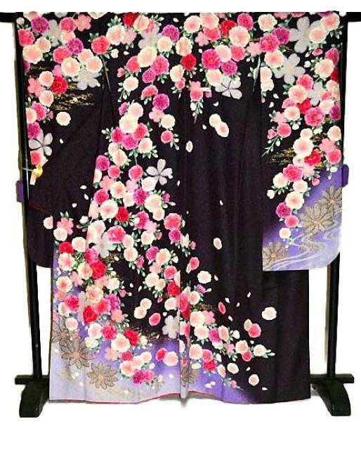 振袖 中古 着物 送料無料 身丈166cm 裄丈68cm 最高峰 新品同様 金彩 シシュウ 金通し 花柄 正絹 成人式 T3593 < 女性ファッション  振袖 中古 着物 送料無料 身丈166cm 裄丈68cm 最高峰 新品同様 金彩 シシュウ 金通し 花柄 正絹 成人式 T3593 < 女性ファッションの