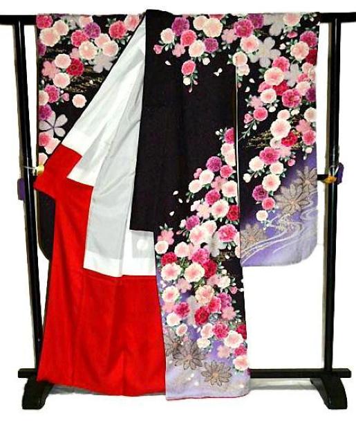 振袖 中古 着物 送料無料 身丈166cm 裄丈68cm 最高峰 新品同様 金彩 シシュウ 金通し 花柄 正絹 成人式 T3593 < 女性ファッション  振袖 中古 着物 送料無料 身丈166cm 裄丈68cm 最高峰 新品同様 金彩 シシュウ 金通し 花柄 正絹 成人式 T3593 < 女性ファッションの