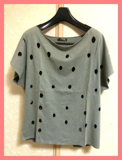 ☆新品3780円☆ロック系♪涼感ダメージ加工Tシャツカーキ☆ < 女性ファッション ☆新品3780円☆ロック系♪涼感ダメージ加工Tシャツカーキ☆ < 女性ファッションの