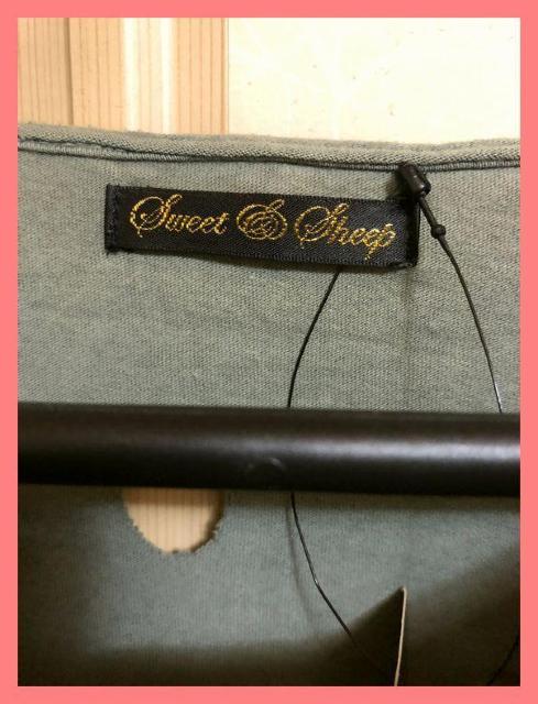 ☆新品3780円☆ロック系♪涼感ダメージ加工Tシャツカーキ☆ < 女性ファッション ☆新品3780円☆ロック系♪涼感ダメージ加工Tシャツカーキ☆ < 女性ファッションの