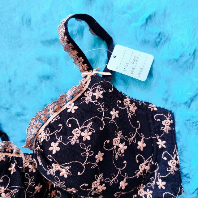 大人Sexy。。F80×L。。。ゴージャス刺繍ブラジャー&ショーツセット。。グラマー大きいサイズ < 女性ファッション  大人Sexy。。F80×L。。。ゴージャス刺繍ブラジャー&ショーツセット。。グラマー大きいサイズ < 女性ファッションの