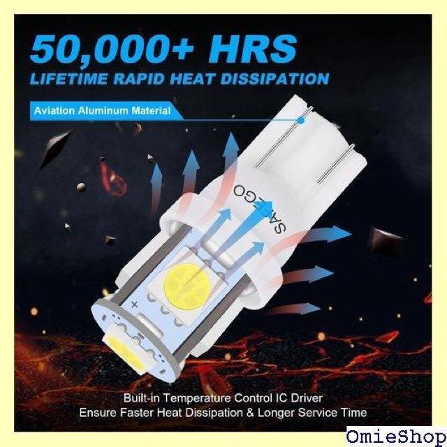 T10 W5W Led 車用 ライト - Safego D 置換ナンバー灯、クリアランスランプ、高輝度10個入り 709 < 自動車/バイク T10 W5W Led 車用 ライト - Safego D 置換ナンバー灯、クリアランスランプ、高輝度10個入り 709 < 自動車/バイク