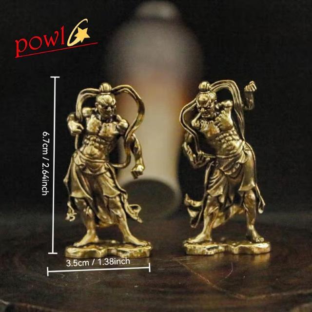 開運フィギュア真鍮製で重みがいいミニチュア彫像金剛力士像仁王像阿形吽形あうん二対 < ホビー 開運フィギュア真鍮製で重みがいいミニチュア彫像金剛力士像仁王像阿形吽形あうん二対 < ホビーの