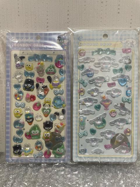 サンリオ ボンボンドロップシール ぷくぷく 3D 立体 2枚セット < インテリア/ライフ サンリオ ボンボンドロップシール ぷくぷく 3D 立体 2枚セット < インテリア/ライフの